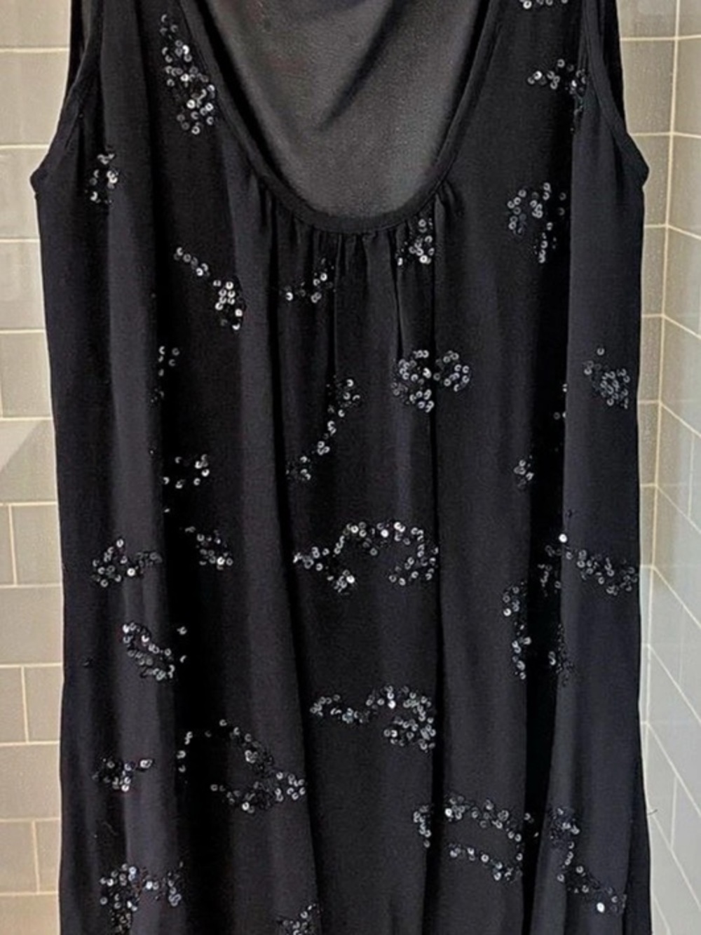 RW&CO Black Embellished Maxi Dress